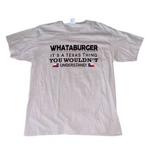 Whataburger “It’s a Texas Thing” Fast Food Hamburger T-Shirt: Unisex Large